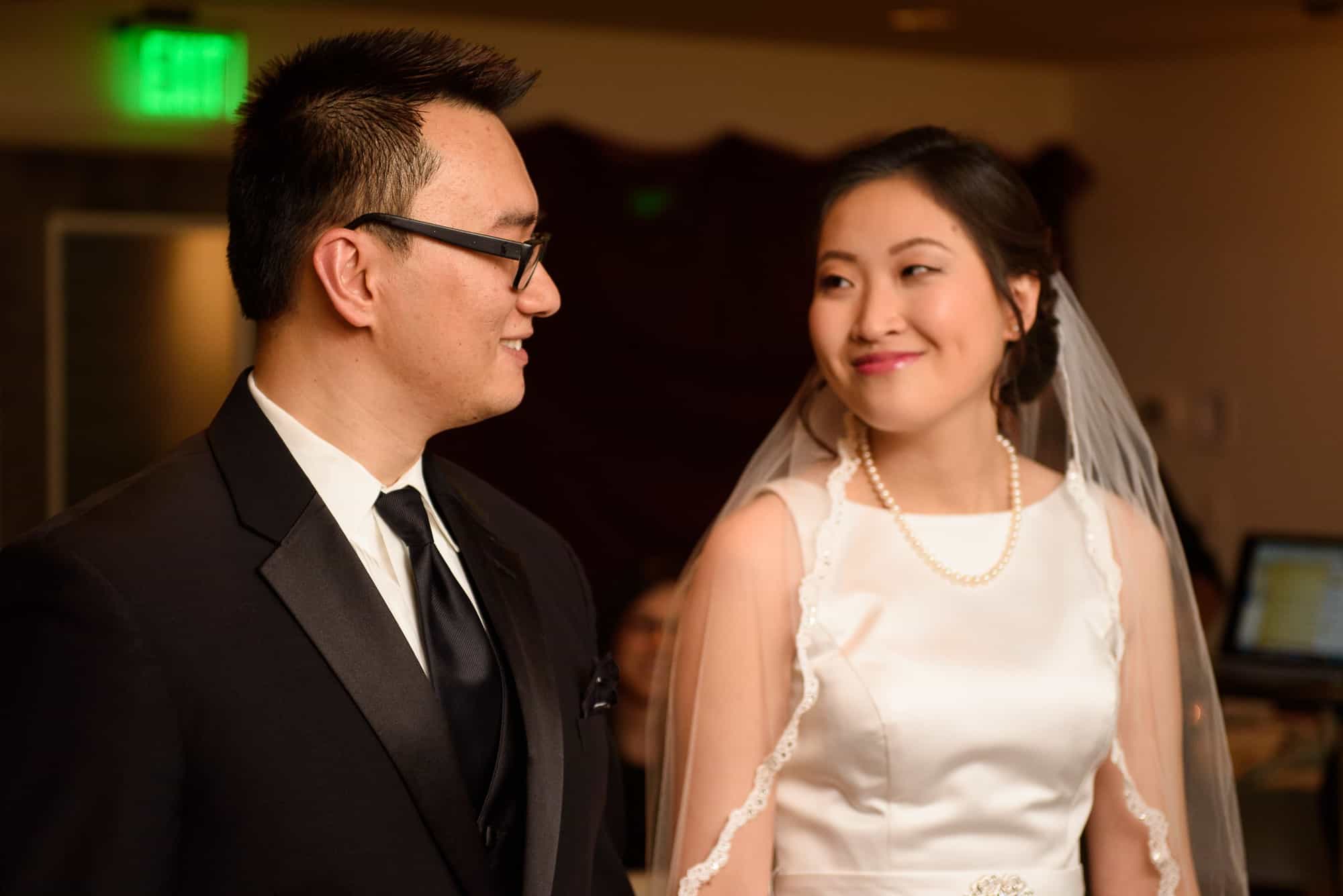 grand rapids indoor winter wedding photographer